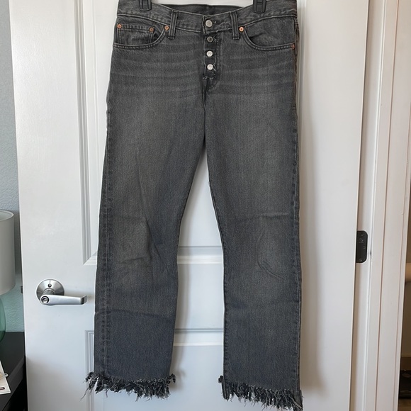 Levi's Denim - levi 501 straight leg jeans
